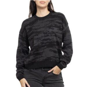 Black/Gray prAna Women's Sun Fall Sweater Size Small